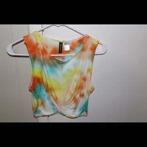 Tye dye crop top